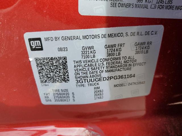 3GTUUGED2PG361164 GMC Sierra K1500 Denali