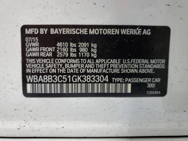 WBA8B3C51GK383304 BMW 340 I