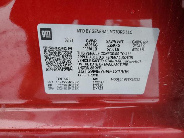 1GT59ME76NF121905 GMC Sierra K2500 Sle