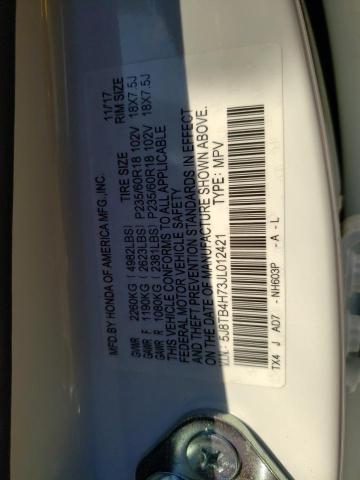 5J8TB4H73JL012421 Acura Rdx Advance