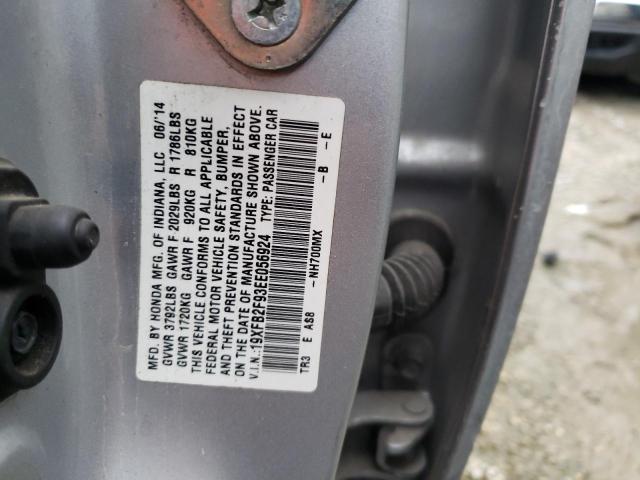 19XFB2F93EE056924 Honda CIVIC EXL