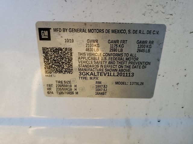 3GKALTEV1LL201113 GMC Terrain Sle