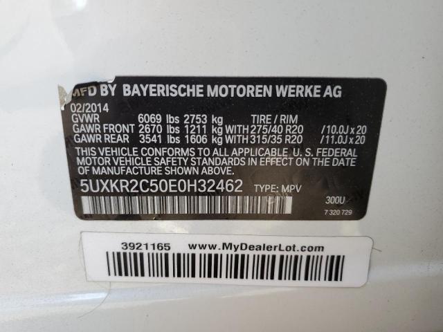 5UXKR2C50E0H32462 BMW X5 Sdrive35i