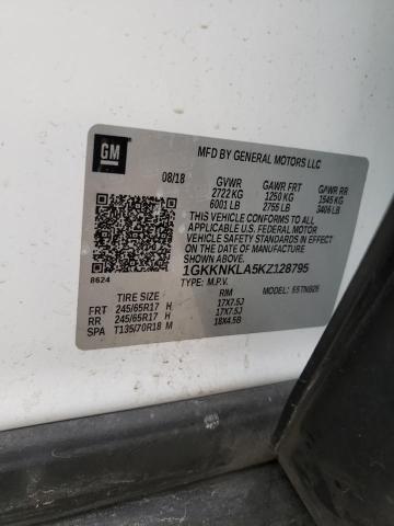 1GKKNKLA5KZ128795 GMC ACADIA SLE