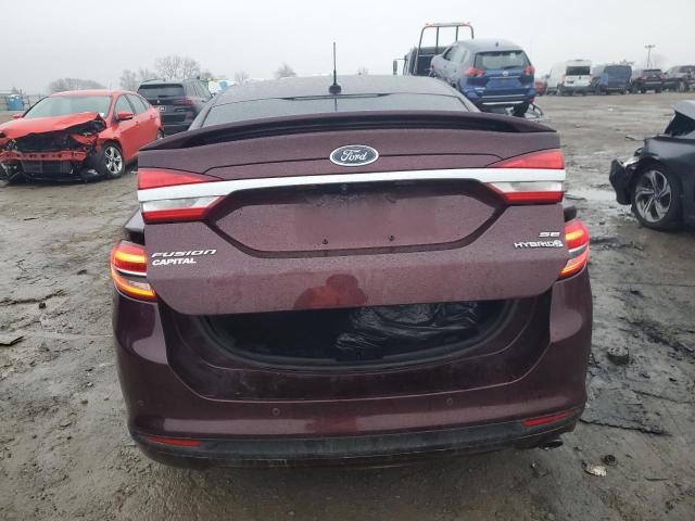 3FA6P0LU3JR119687 Ford Fusion Se Hybrid