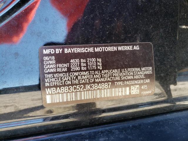 WBA8B3C52JK384887 BMW 340 I