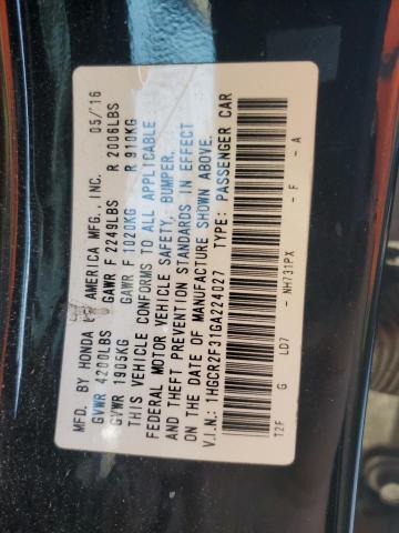 1HGCR2F31GA224027 Honda ACCORD LX