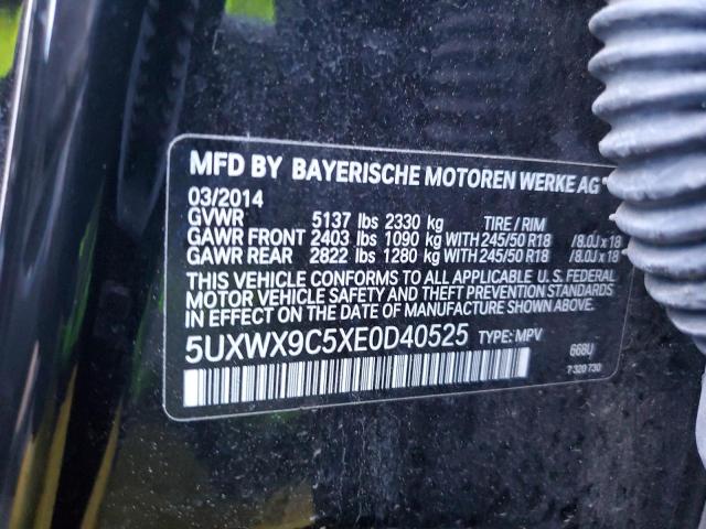 5UXWX9C5XE0D40525 BMW X3 Xdrive28i