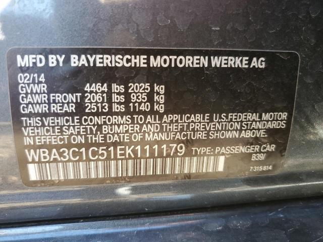 WBA3C1C51EK111179 BMW 328 I Sulev