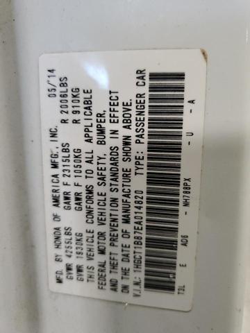 1HGCT1B87EA014820 Honda ACCORD EXL
