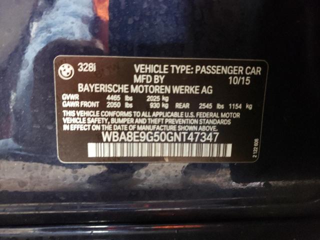 WBA8E9G50GNT47347 BMW 328 I Sulev