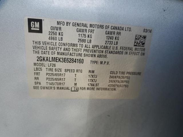 2GKALMEK3E6284160 GMC Terrain Sle