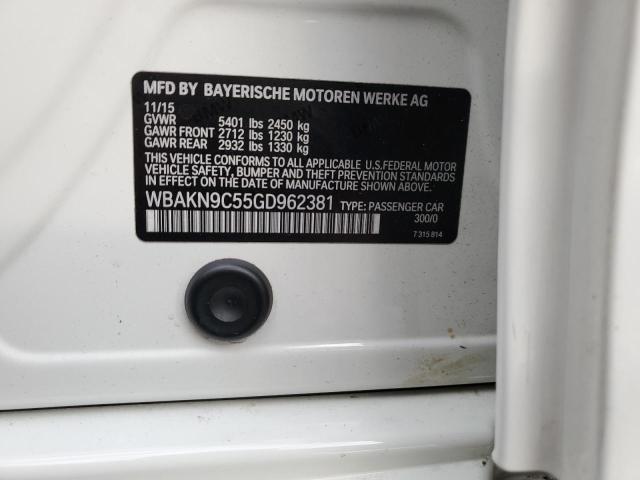 WBAKN9C55GD962381 BMW 550 I
