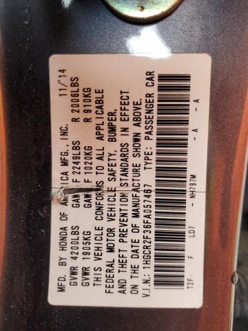 1HGCR2F36FA057467 Honda ACCORD LX