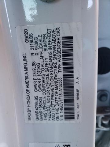 1HGCV1F18LA132556 Honda ACCORD LX