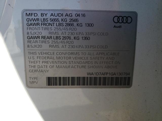 WA1D7AFP1GA130794 Audi Q5 Premium Plus S-line