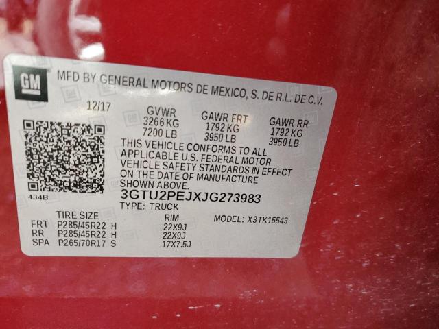 3GTU2PEJXJG273983 GMC Sierra K1500 Denali
