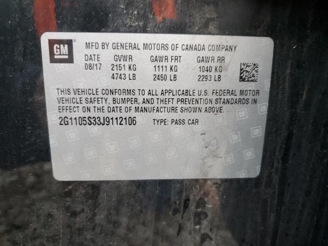 2G1105S33J9112106 Chevrolet IMPALA LT