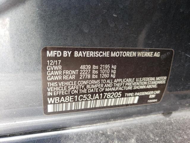 WBA8E1C53JA178205 BMW 330e