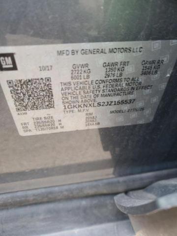 1GKKNXLS2JZ155537 GMC Acadia Denali