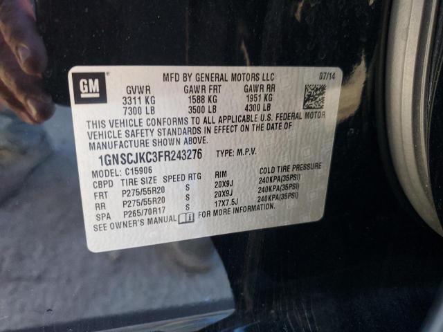 1GNSCJKC3FR243276 Chevrolet Suburban C1500 Lt