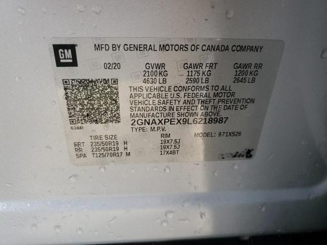 2GNAXPEX9L6218987 Chevrolet Equinox Premier