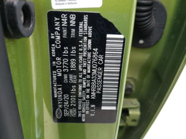 Hyundai Venue Se 2021 KMHRB8A33MU076864 Image 12