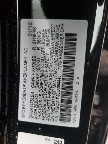 1HGCV1F38JA094440 Honda Accord Sport