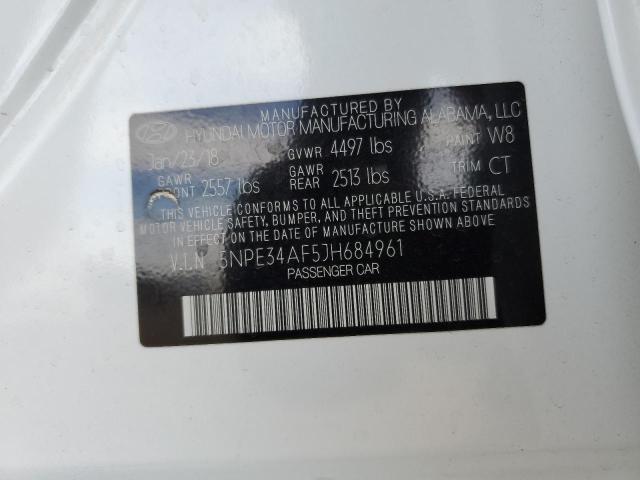 5NPE34AF5JH684961 Hyundai Sonata Sport