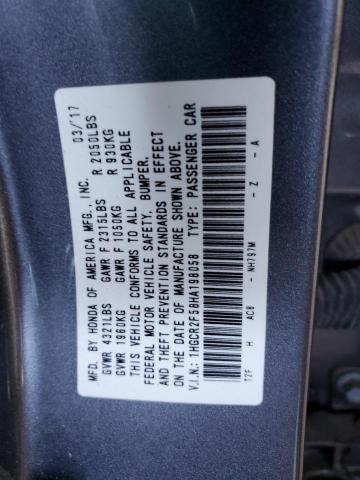 1HGCR2F58HA198058 Honda Accord Sport