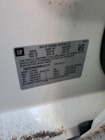 1GKS2HKC5FR141177 GMC Yukon Xl K1500 Slt