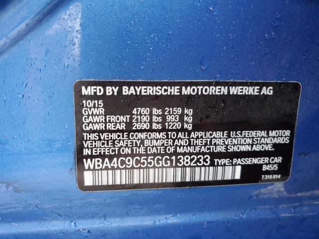 WBA4C9C55GG138233 BMW 428 Xi Gran Coupe Sulev