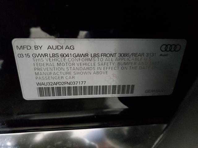 WAU32AFD2FN037177 Audi A8 L Quattro