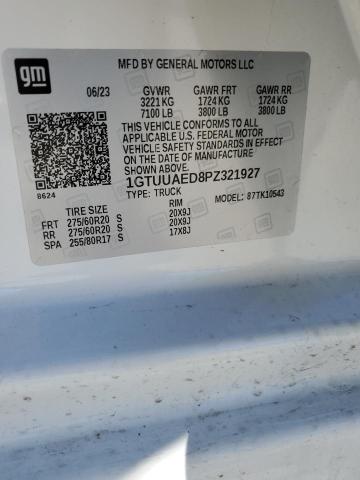 1GTUUAED8PZ321927 GMC Sierra K1500