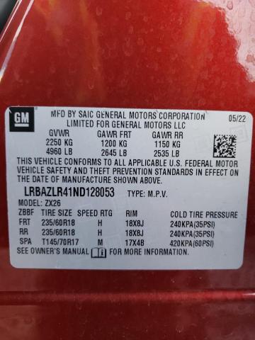 LRBAZLR41ND128053 Buick Envision Preferred