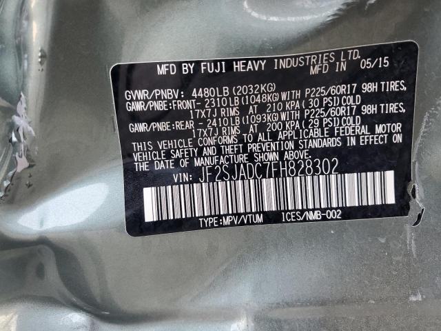 JF2SJADC7FH828302 Subaru Forester 2.5i Premium
