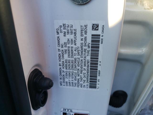 2HKRW2H83KH647901 Honda CR-V EXL