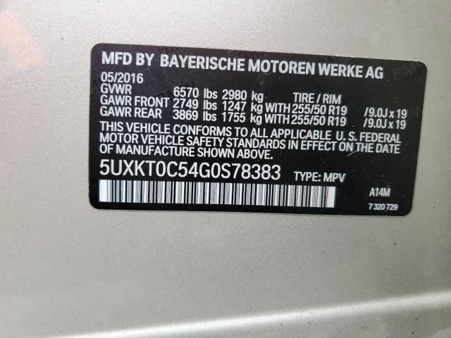 5UXKT0C54G0S78383 BMW X5 Xdr40e