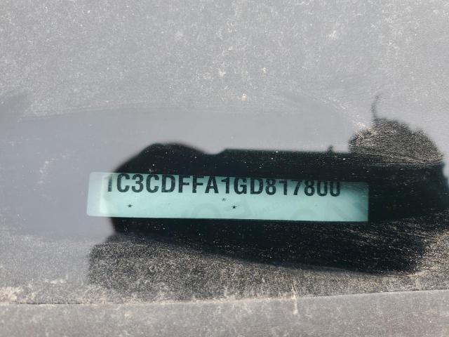 1C3CDFFA1GD817800 Dodge Dart Sxt Sport