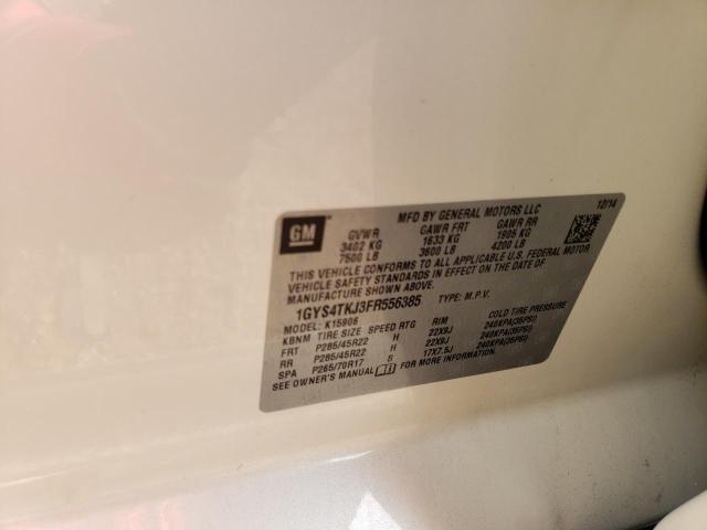 1GYS4TKJ3FR556385 Cadillac Escalade Esv Premium