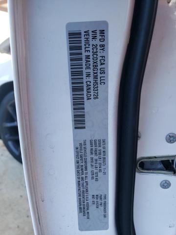 2C3CDXBGXMH533726 Dodge Charger Sxt