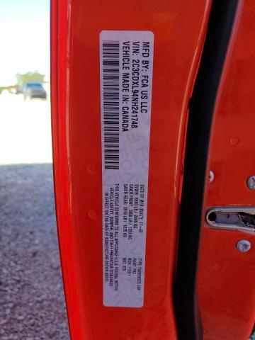 2C3CDXL94NH241748 Dodge Charger Srt Hellcat