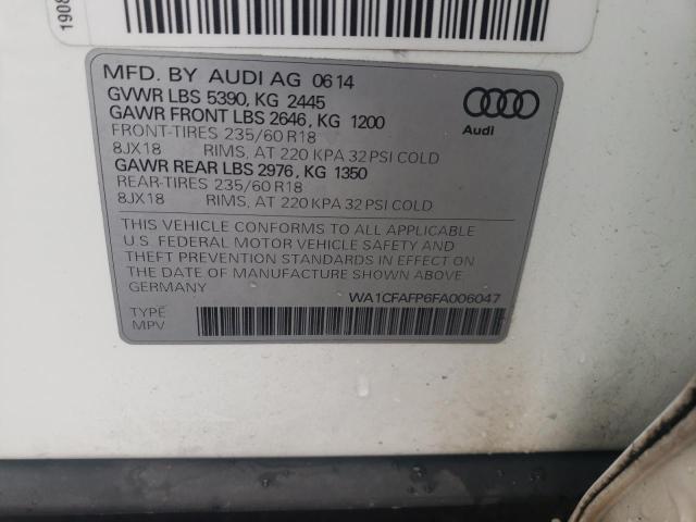 WA1CFAFP6FA006047 Audi Q5 PREMIUM