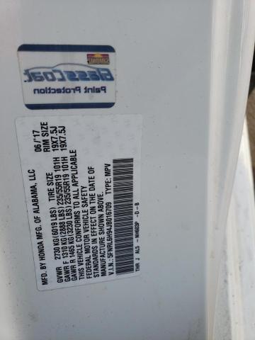 5FNRL6H94JB016709 Honda Odyssey Elite