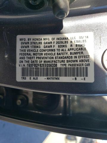 19XFB2F82EE056338 Honda CIVIC EX