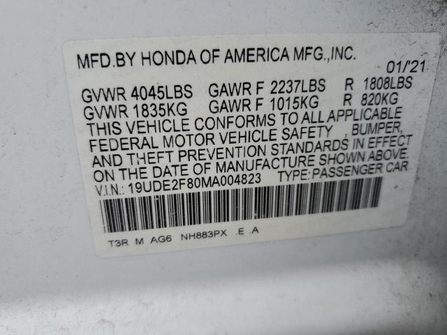 19UDE2F80MA004823 Acura Ilx Premium A-spec