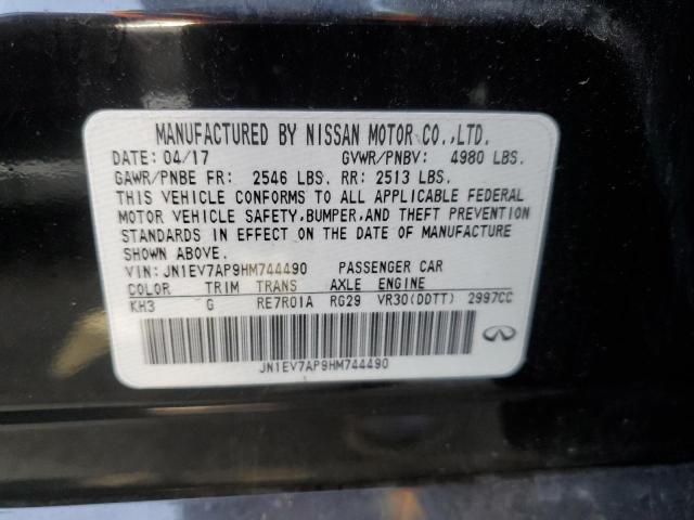 JN1EV7AP9HM744490 Infiniti Q50 Premium