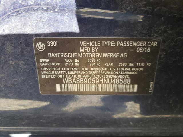 WBA8B9G59HNU48588 BMW 330 I
