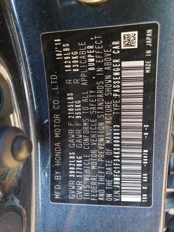 JHMFC1F34KX000813 Honda CIVIC EX