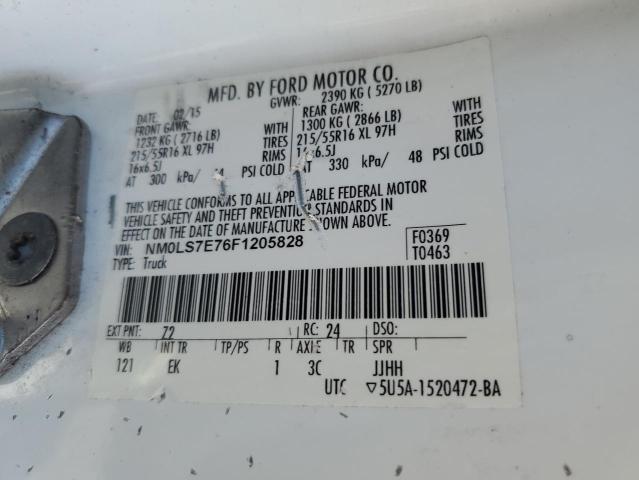 NM0LS7E76F1205828 Ford Transit Connect Xl